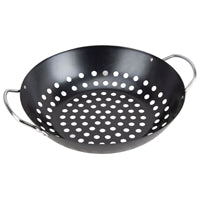 Omaha Bbq-33002 Non-Stick Grill Basket, Steel, Black (Pack of 6)