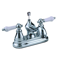 Boston Harbor PF4232 Lavatory Faucet, 1.5 gpm, 2-Faucet Handle, ABS, Chrome Plated, Lever Handle