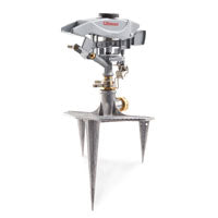 Gilmour 809993-1001 PRO Professional Adjustable Circular Sprinkler, 106' Diameter, Silver
