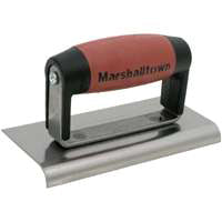 Marshalltown DuraSoft Series 36D Hand Edger, 6 in L Blade, 3 in W Blade, HCS Blade, 1/2 in Lip, 3/8 in Lip Radius
