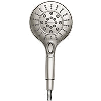 SHOWERHEAD PUSH-BTN HH S-R NKL
