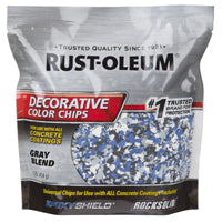 Rust-Oleum 301359 Decorative Color Chips, Gray Blend, 1lb(454g)