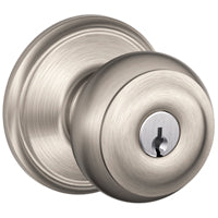 Schlage, Satin Nickel F51VGEO619 Georgian Entry Knob, 1