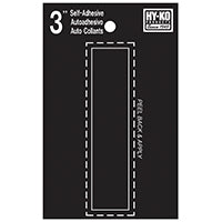 Hy-Ko 3 in. Black Vinyl Letter I Self-Adhesive 1 pc.