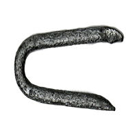 ProFIT 0080038 Poultry Net Staple, 3/16 in W Crown, 13 Gauge, Galvanized Steel