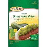 Mrs. Wages W660-J4425 Sweet Pickle Relish, 3.9 oz Pouch