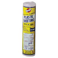 Warp's SP-3CH10-C Poly Film, 25 ft L, 10 ft W, Clear