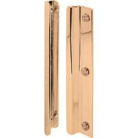 Prime-Line U 9512 Prime-Line Latch Guard, for Use with in-Swinging Doors, Steel, Plated, 6 in L, Brass