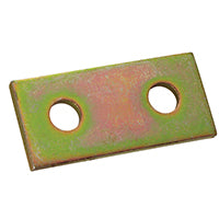 Thomas & Betts ZAB206-10 2 Hole Straight Bracket, Electro Plated Zinc Finish