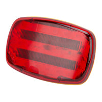 PowerZone 35706 LED Magnetic Emergency Light, Red Reflector, ABS Reflector, 6-1/4 in W Reflector, 4 in H Reflector