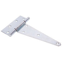 ProSource HTH-Z08-013L T-Hinge, Steel, Zinc, Fixed Pin, 180 deg Range of Motion, 60 (Pc) lb