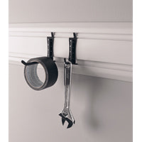 GLADIATOR GAWAJL8PPH J and L Hook, 5 lb, Steel, Granite, Powder-Coated